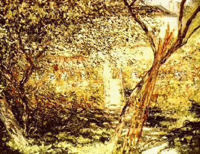 Claude Monet Le Jardin de Vetheuil France oil painting art